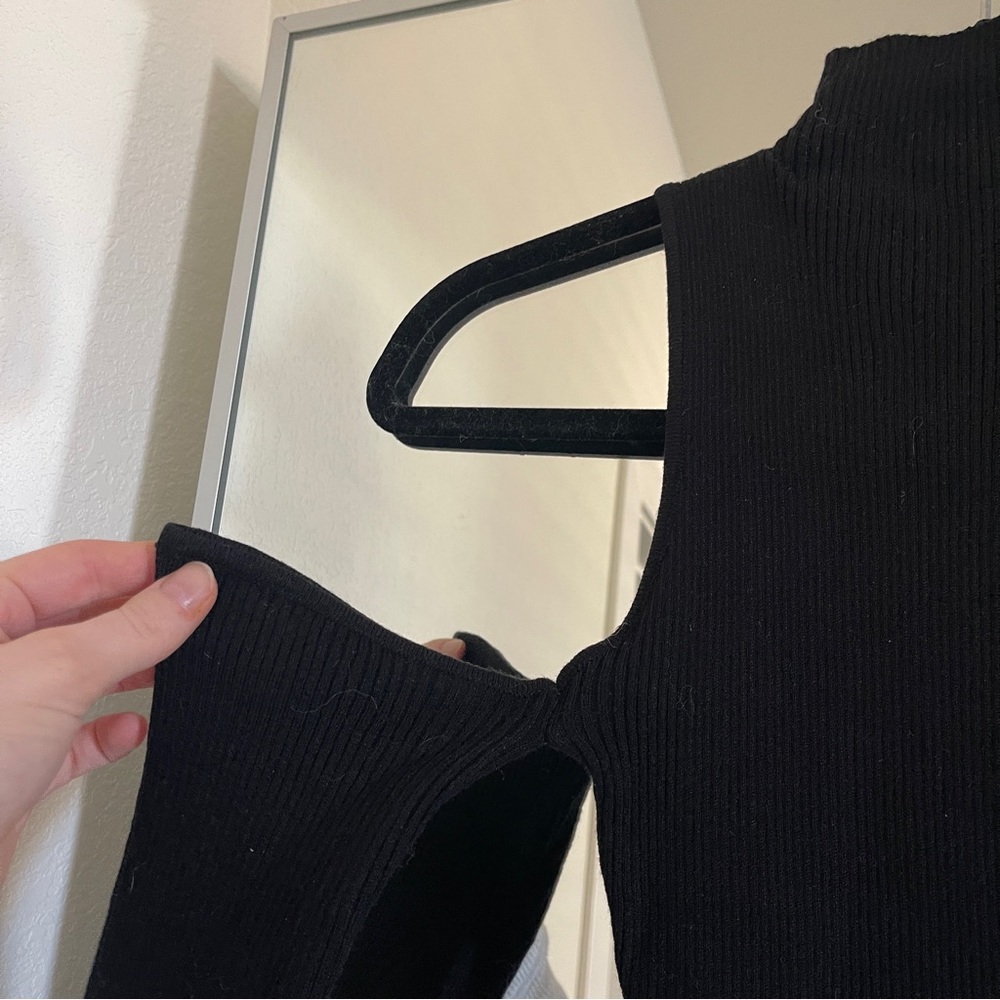 Mock neck sweater bodysuit - Picture 3 of 4
